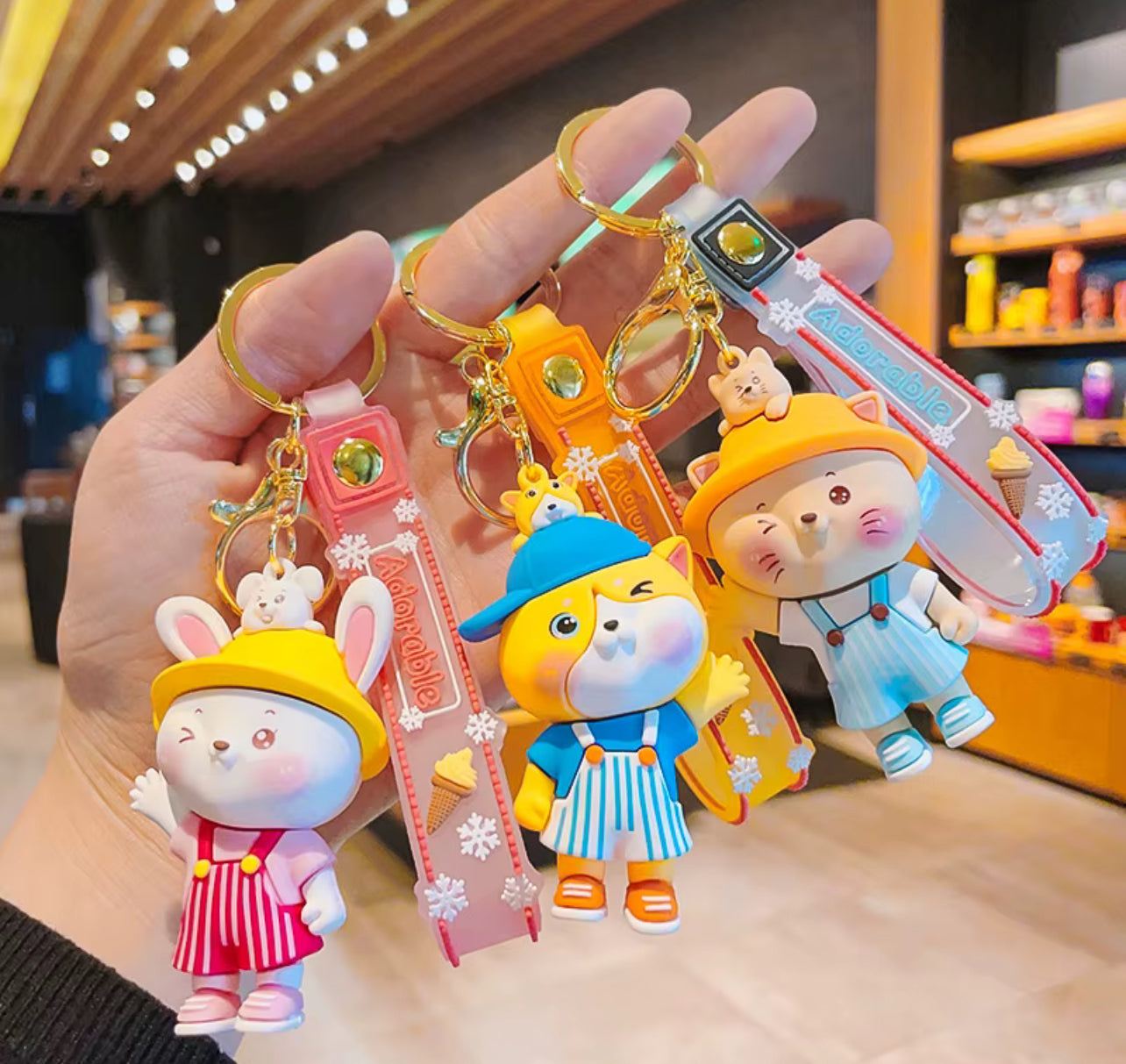 ✨Silicon bag charm/key chain✨